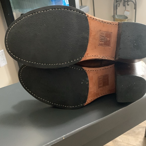 Frye Tan Heeled Boots - Picture 9 of 12